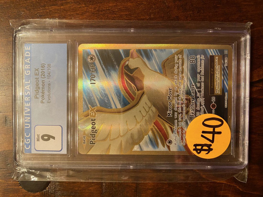 XY Evolutions Pidgeot EX CGC 9 (1 of 1)
