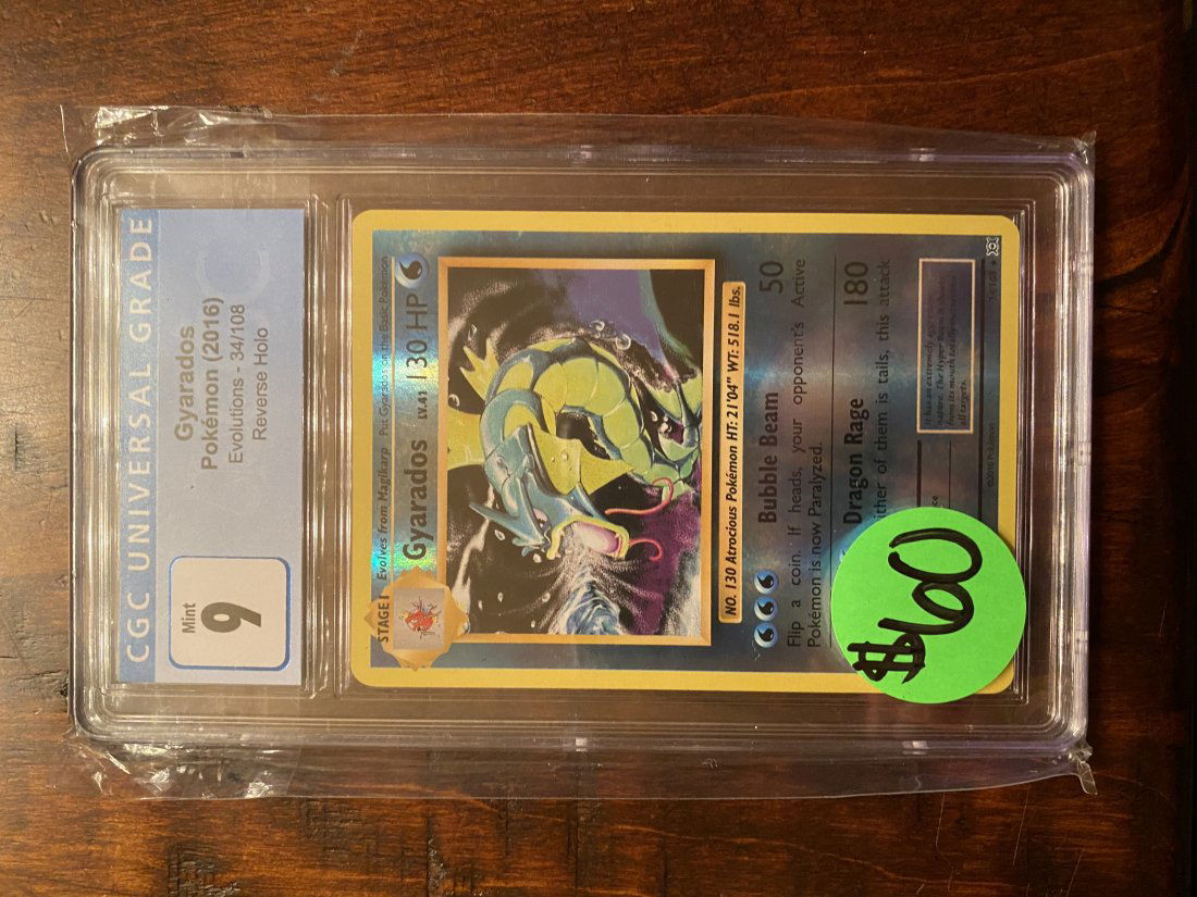 XY Evolutions Reverse Holo Gyarados CGC 9 (1 of 1)