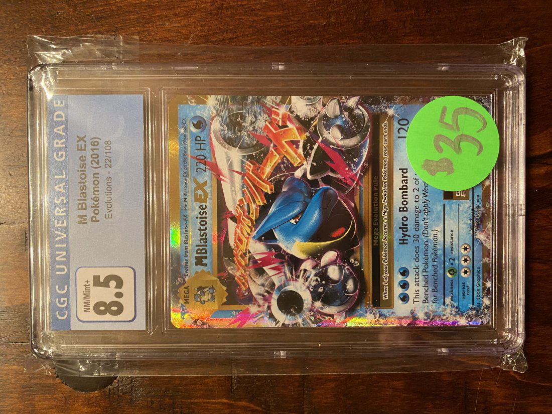 XY Evolutions M Blastoise EX CGC 8.5 (1 of 1)