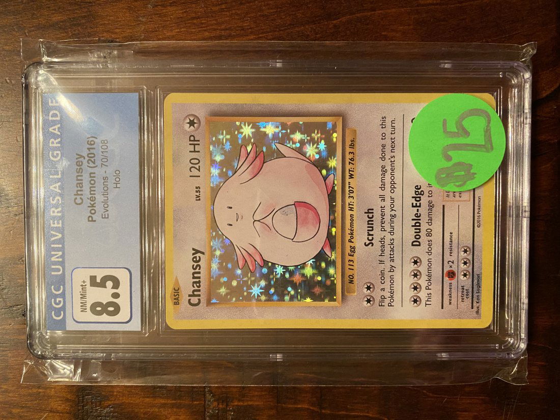 XY Evolutions Chansey Holo CGC 8.5 (1 of 1)