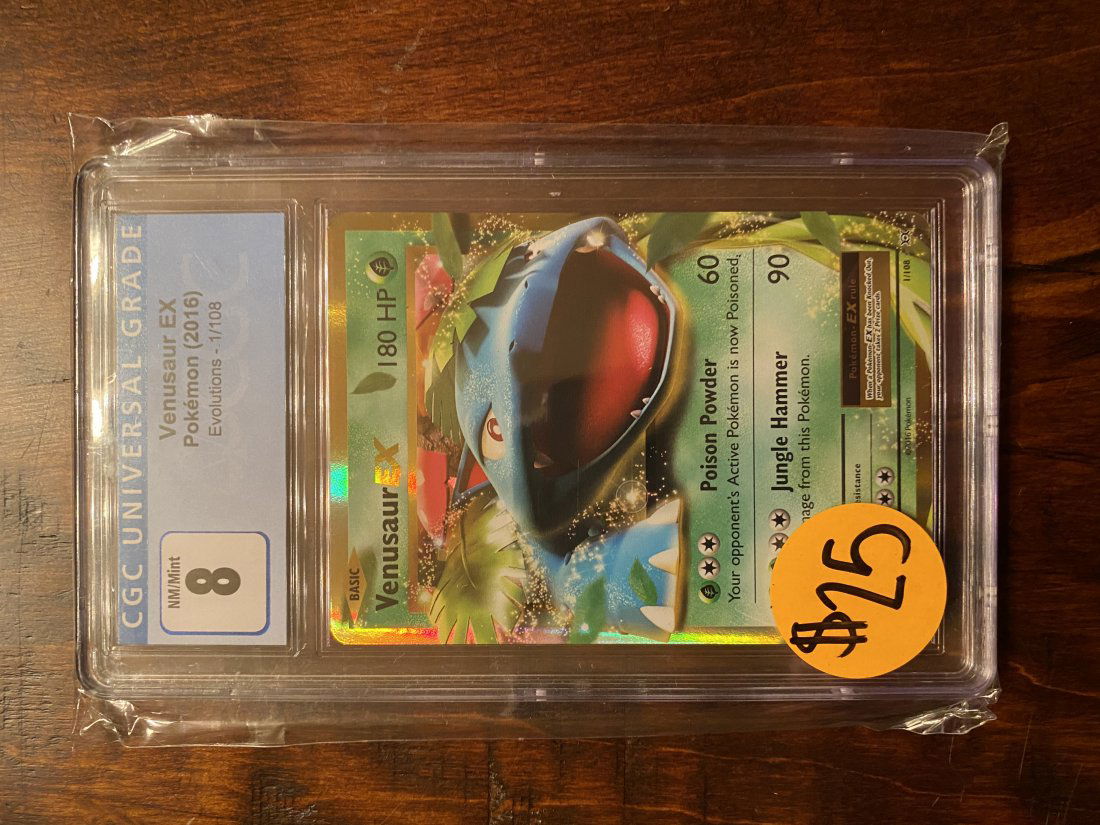 XY Evolutions Venusaur EX CGC 8 (1 of 1)