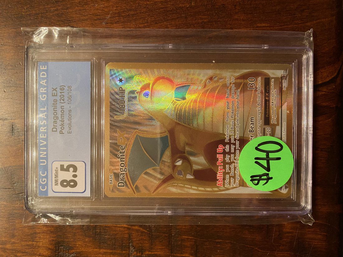 XY Evolutions Dragonite EX CGC 8.5 (1 of 1)