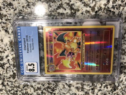 XY Evolutions Charizard Reverse Holo CGC 8.5: XY Evolutions Charizard Reverse Holo CGC 8.5