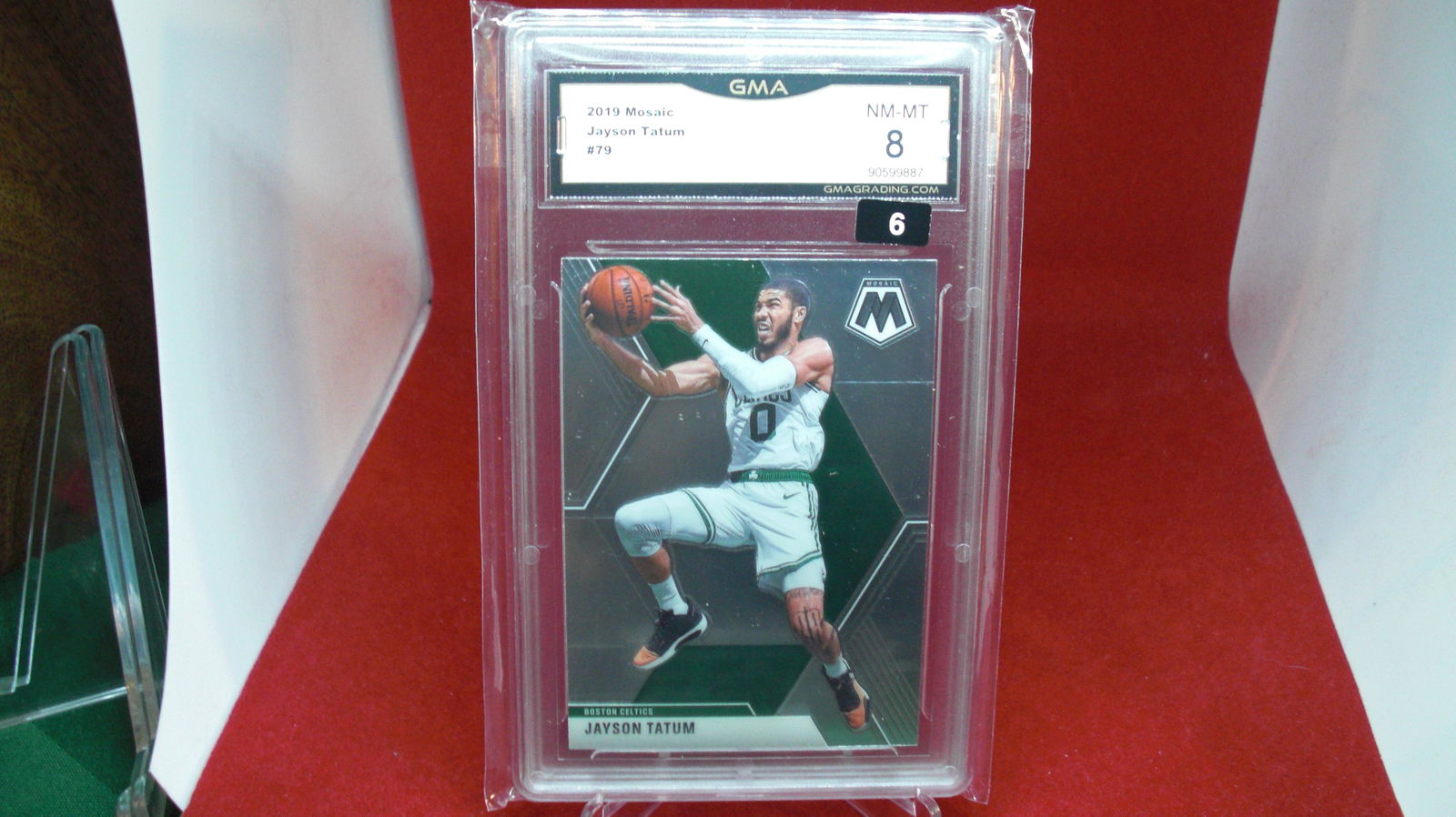 gma graded  2019 mosaic jayson tatum mint 8 (1 of 1)