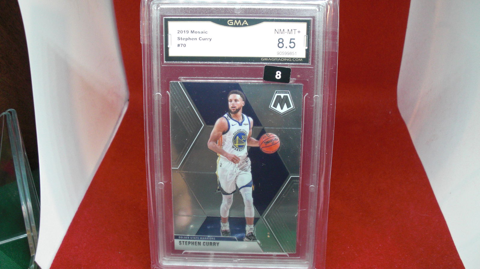 gma graded  2019 stephen curry mint 8.5 (1 of 1)