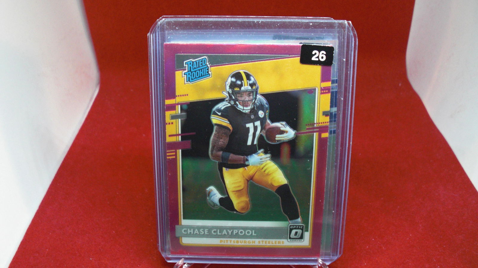 chase claypool pink optic rated rookie (1 of 1)