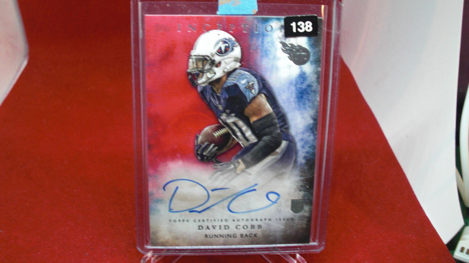 david cobb rookie inceptions signature #24/75 (1 of 1)