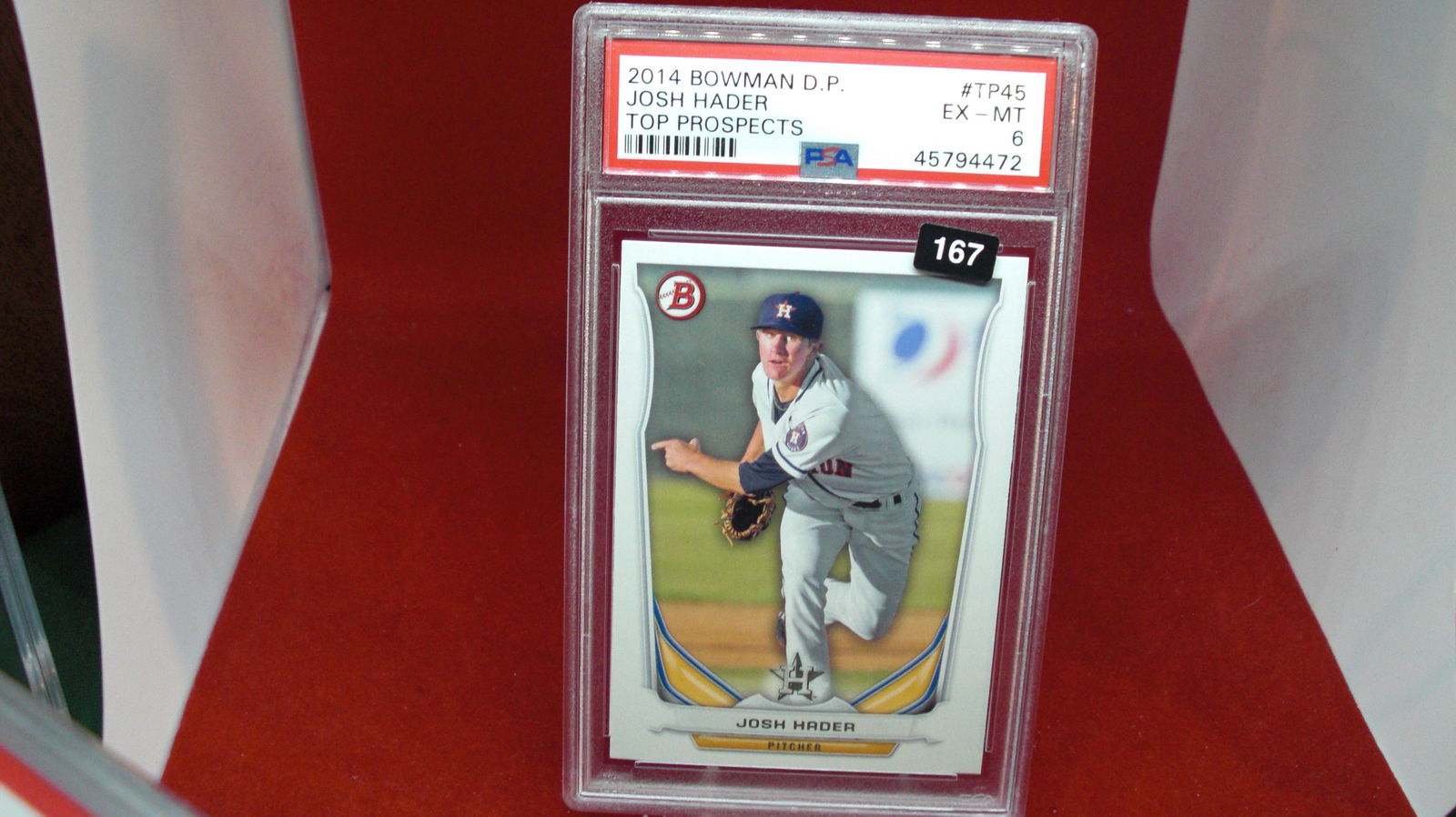 psa graded 2014 josh hader mint 6 (1 of 1)