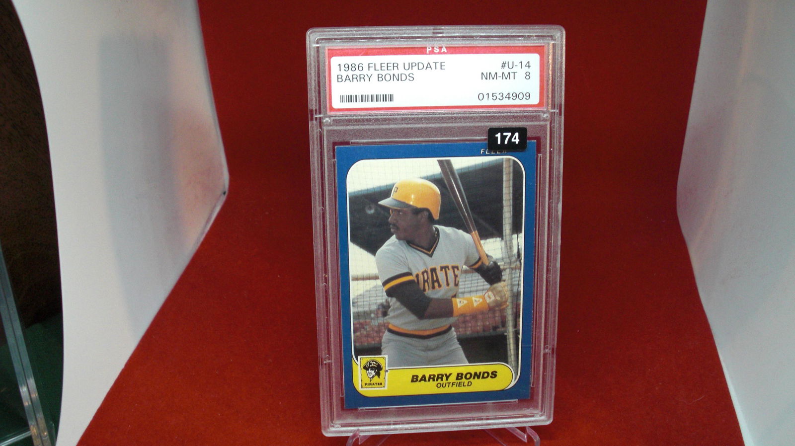 psa graded 1986 barry bonds mint 8 (1 of 1)