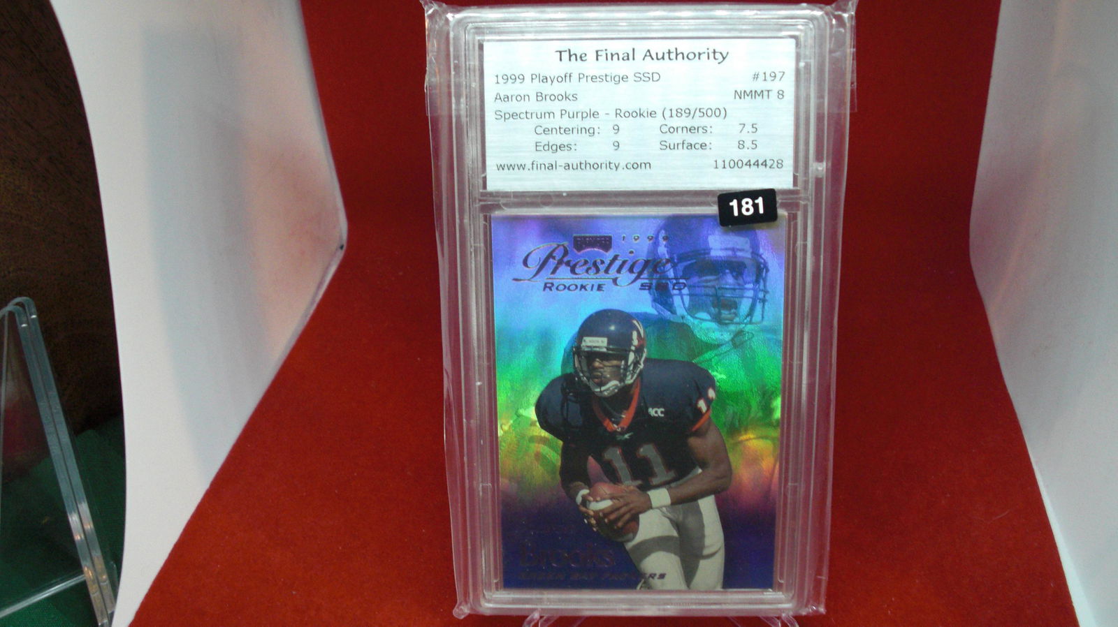 the final authority graded 1999 aaron brooks mint 8 (1 of 1)