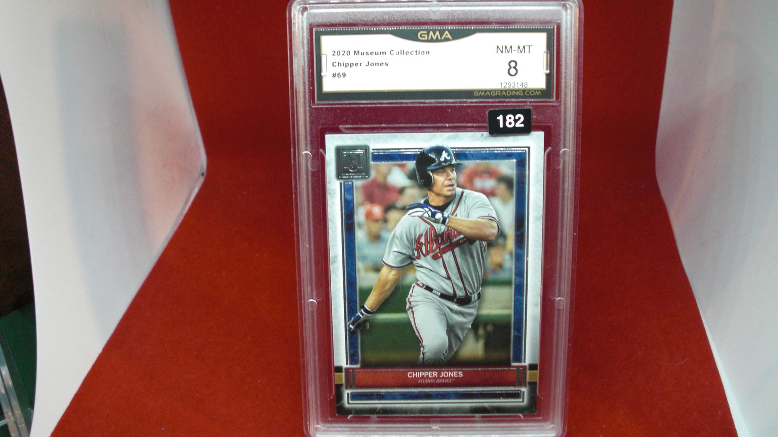 gma graded chipper jones mint 8 (1 of 1)
