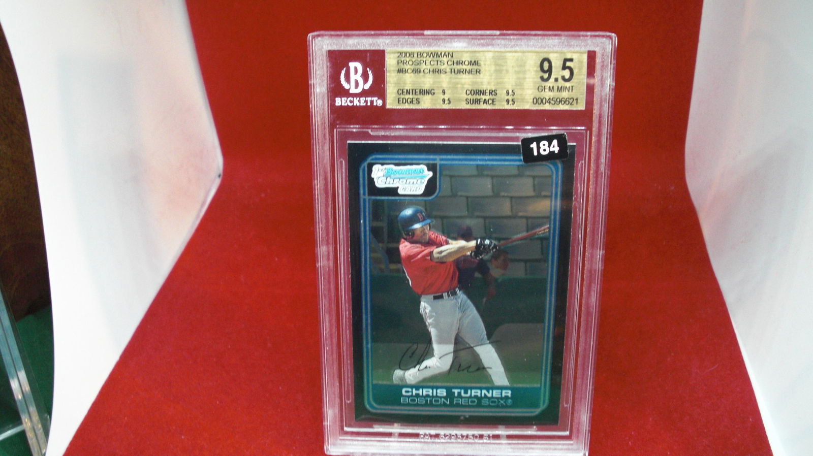 beckett graded chris turner prospects chrome mint 9.5 (1 of 1)
