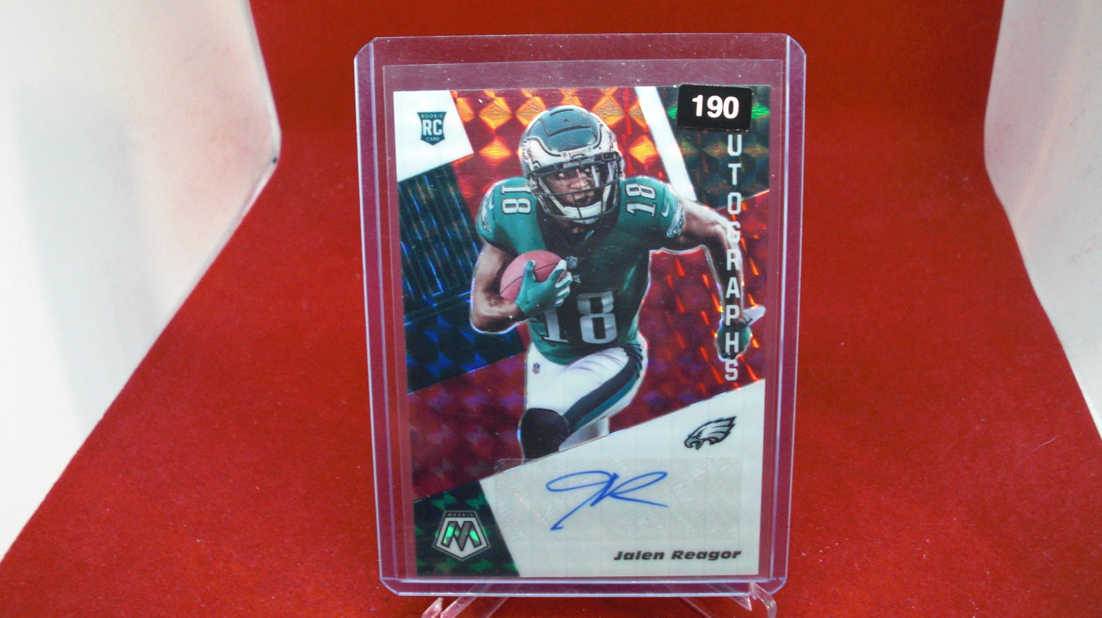 jalen reagor rookie mosaic signature (1 of 1)
