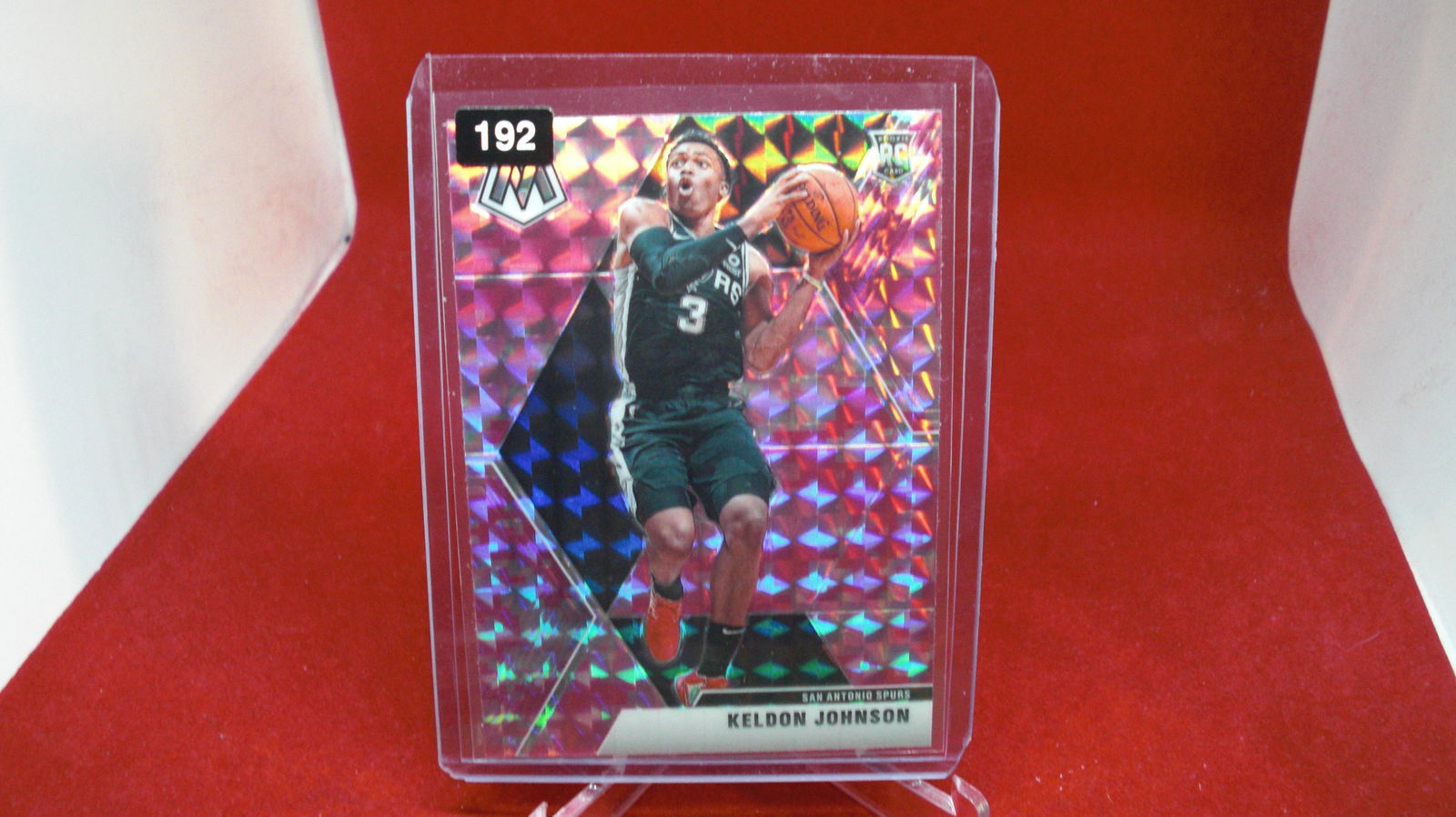 keldon johnson pink rookie mosaic (1 of 1)