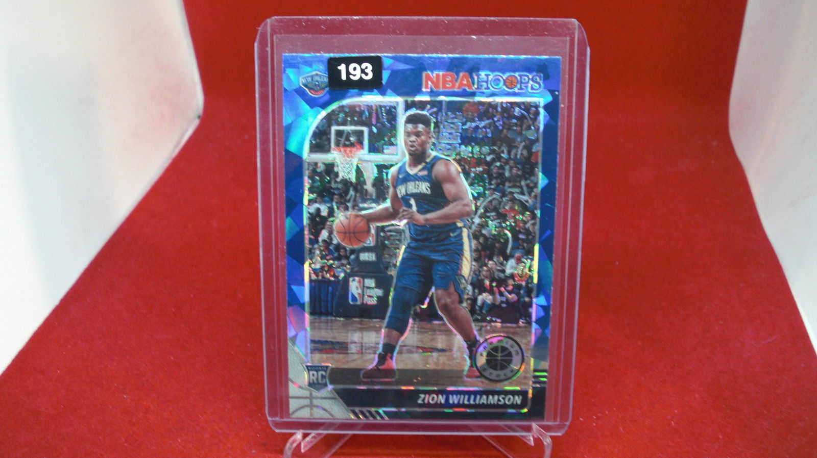 zion williamson blue rookie nba hoops (1 of 1)