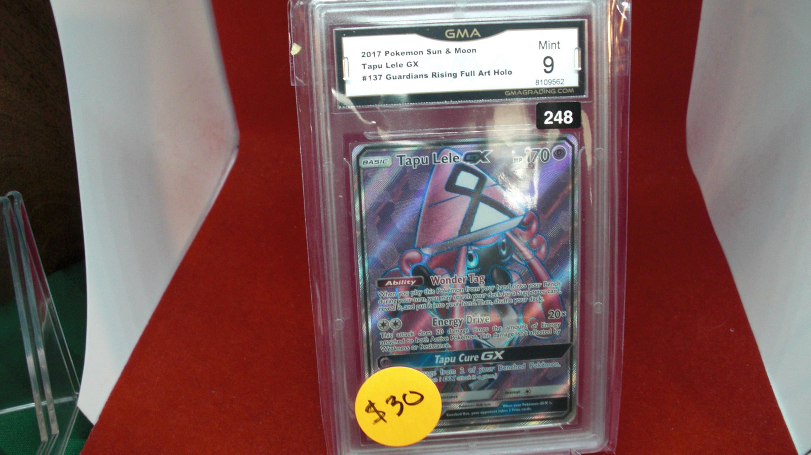 gma graded tapu lele gx mint 9: nice graded card