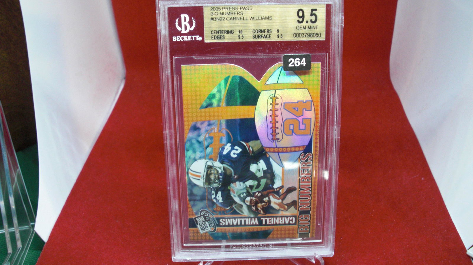 beckett graded carnell williams mint 9.5 (1 of 1)
