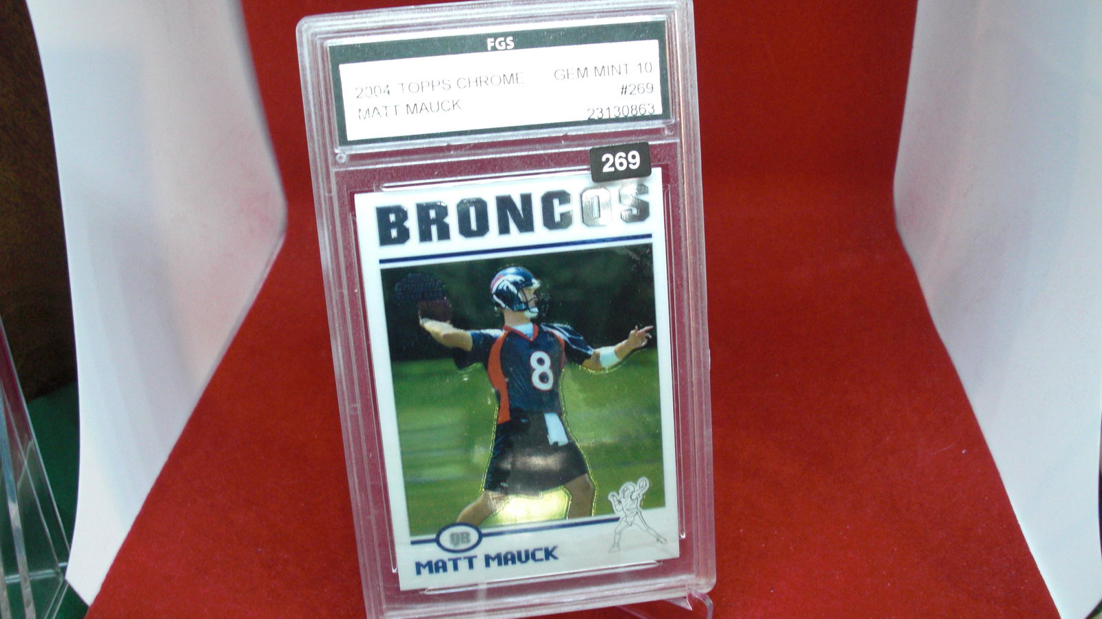 fgs graded matt mauck mint 10 (1 of 1)