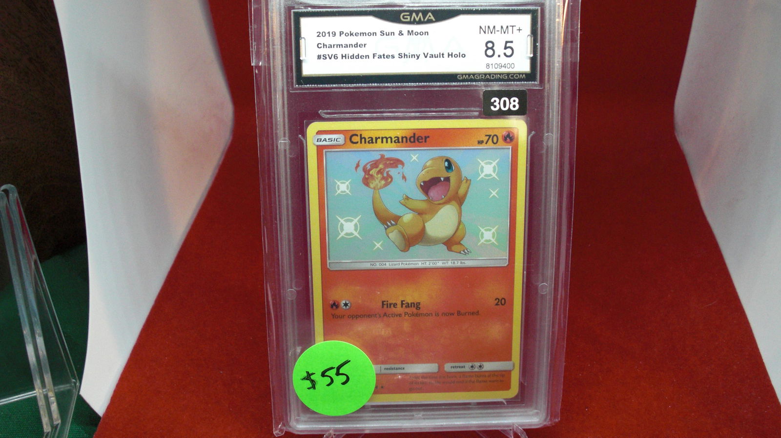 gma graded 2019 charmander pokemon mint 8.5 (1 of 1)