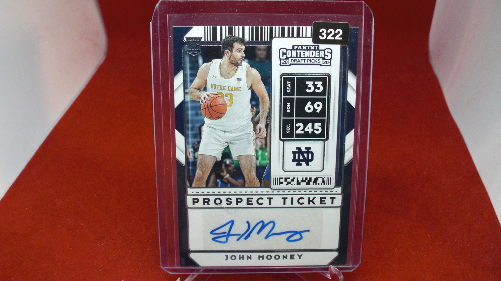 john mooney signature rookie (1 of 1)