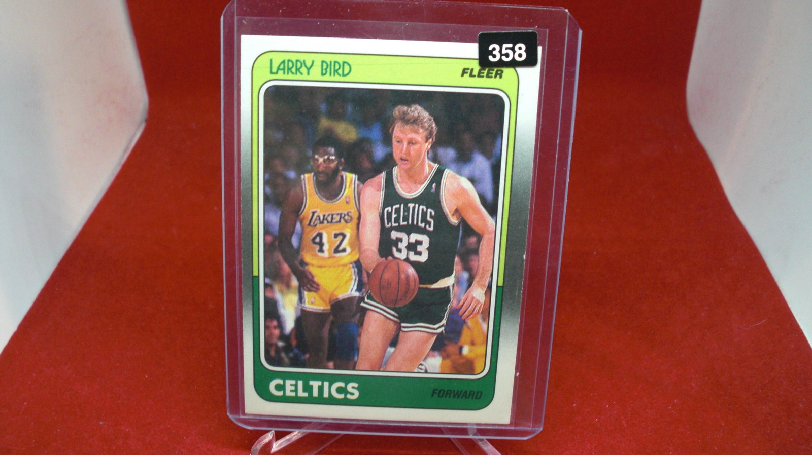 larry bird: in top loader