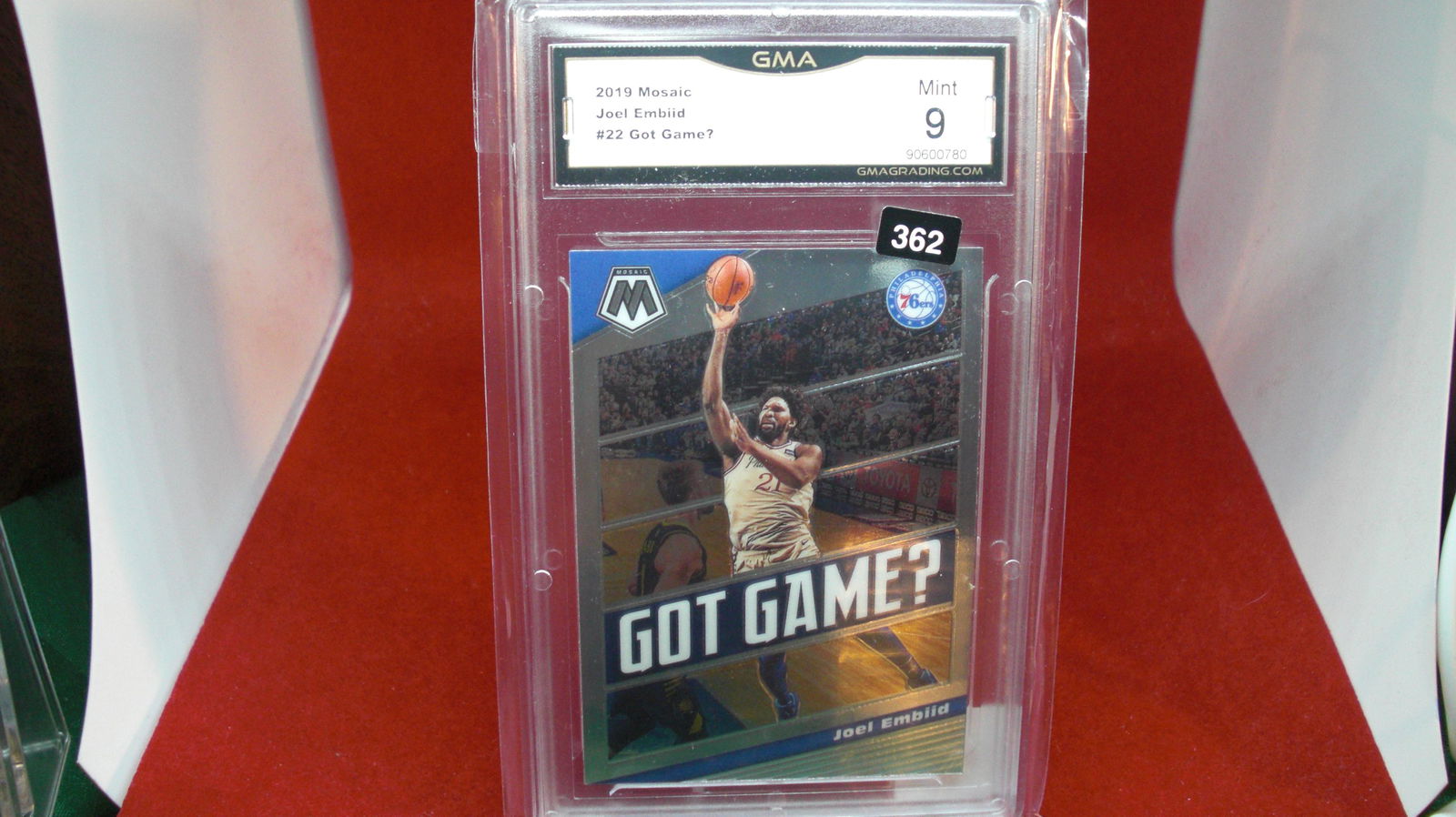 gma graded 2019 joel embiid mint 9 (1 of 1)