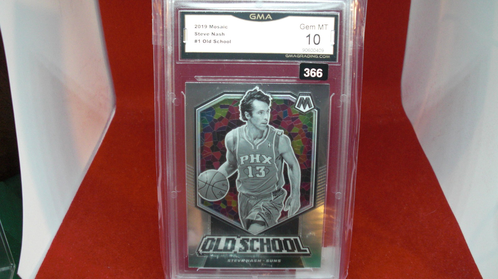 gma graded 2019 steve nash mint 10: nice graded card