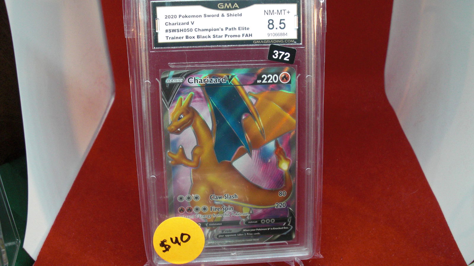 gma graded 2020 charizard v mint 8.5 (1 of 1)