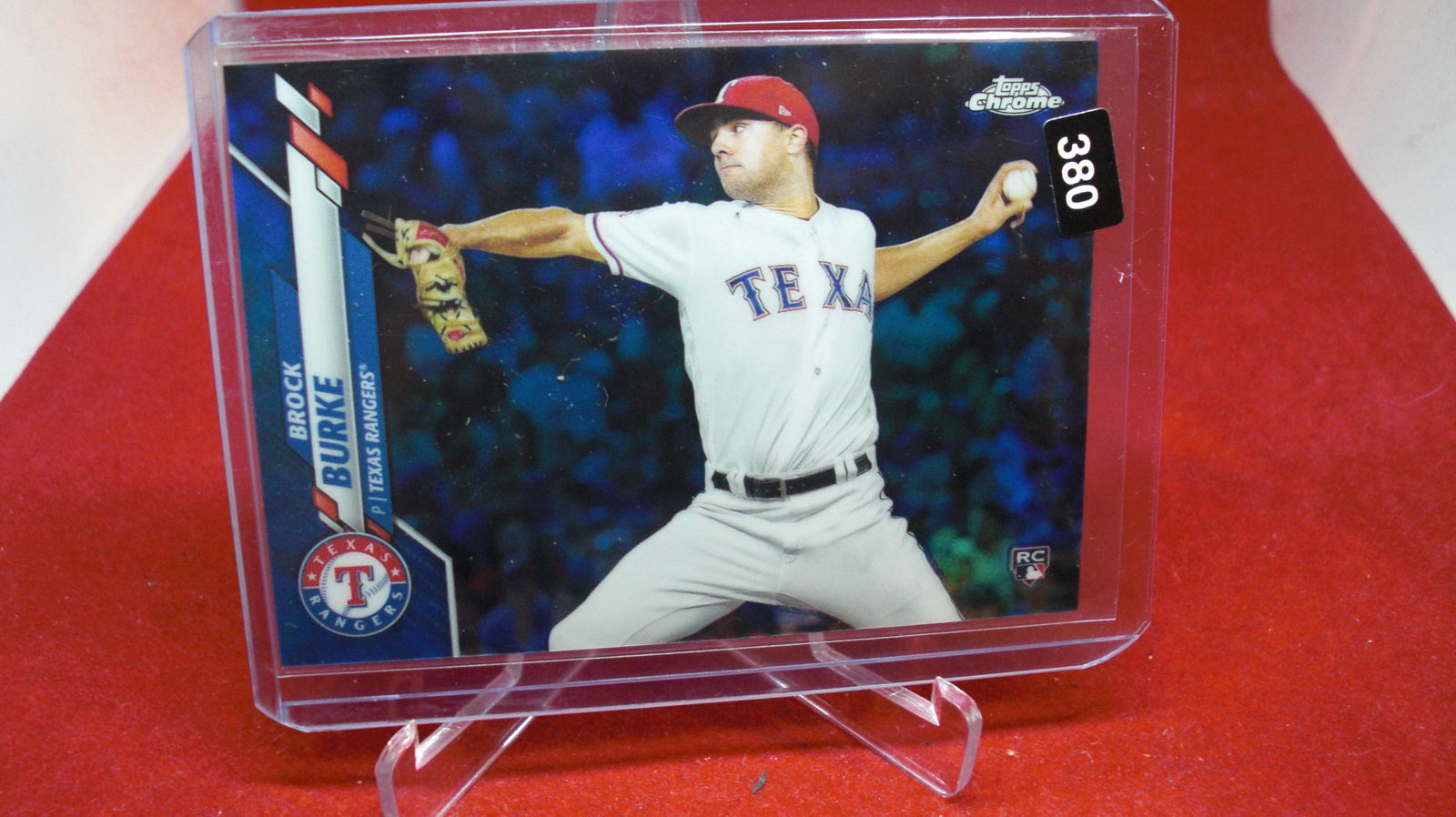 brock burke rookie blue topps chrome (1 of 1)