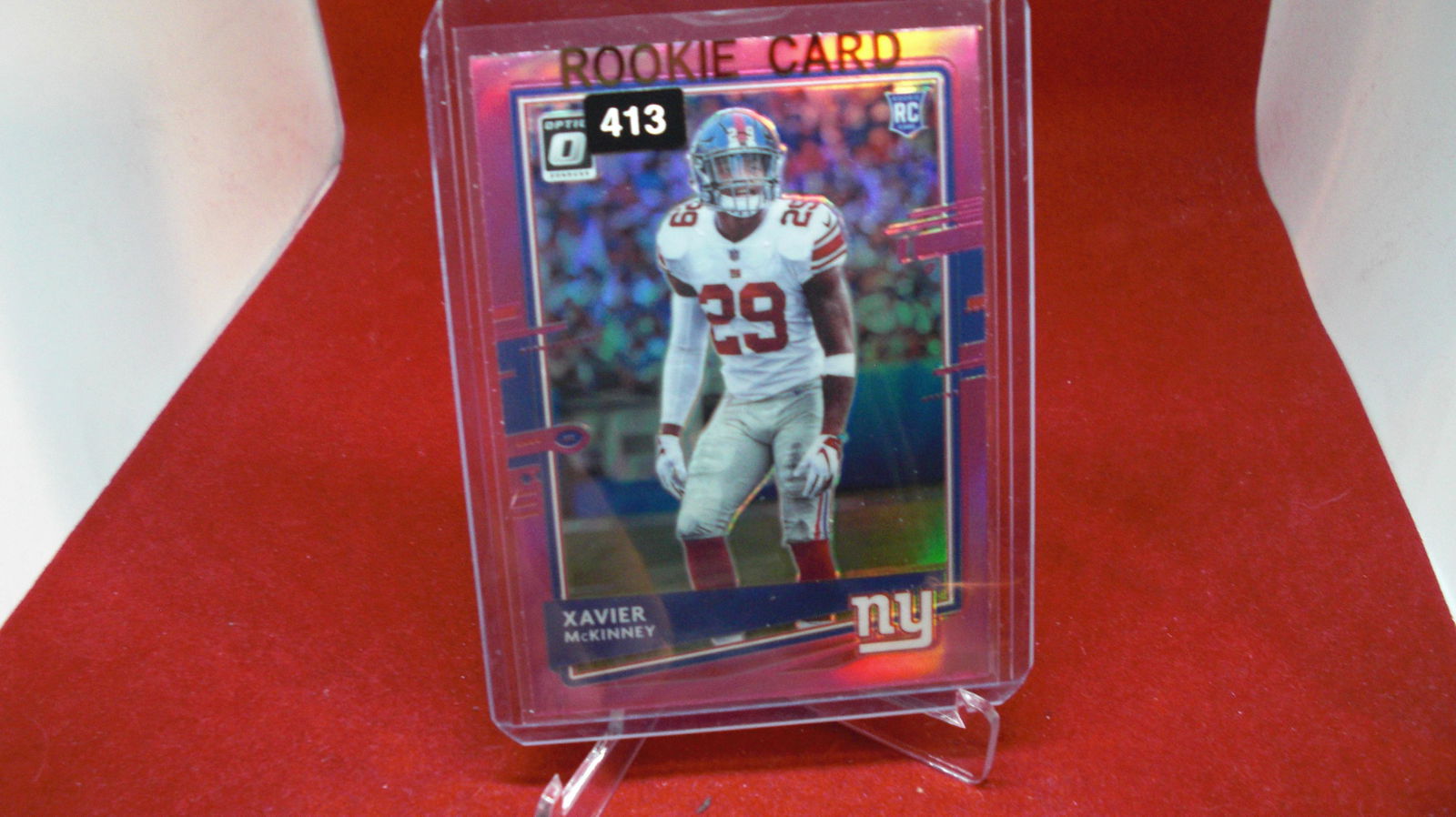 xavier mckinney pink optic rookie (1 of 1)