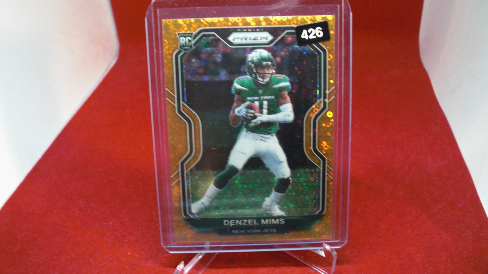 denzel mims rookie orange prizm (1 of 1)