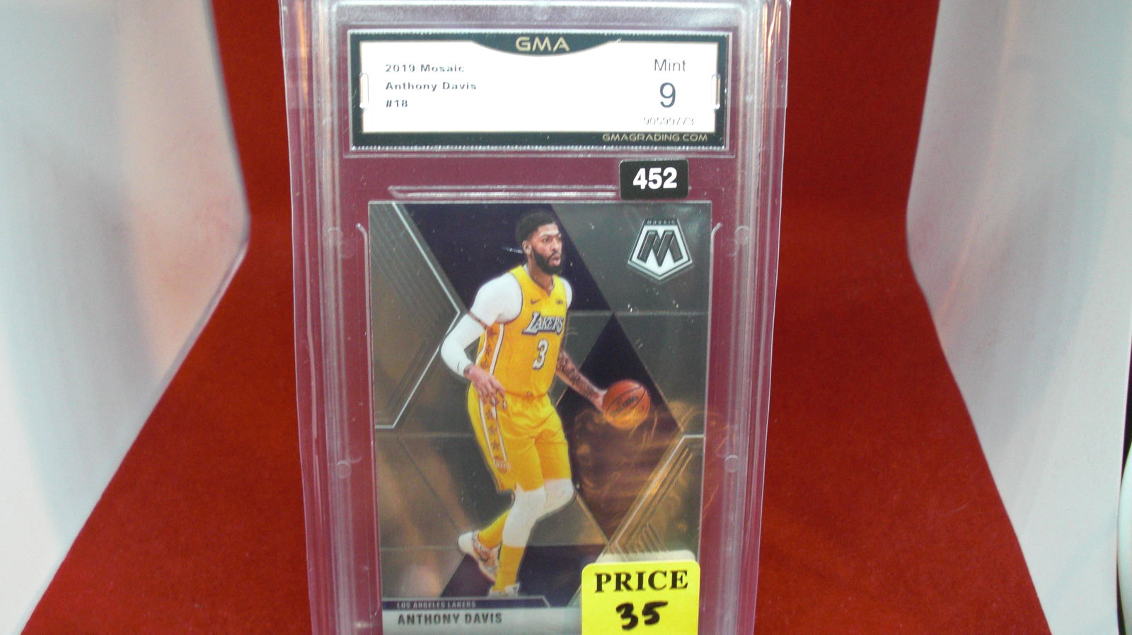 gma graded 2019 anthony davis mint 9 (1 of 1)
