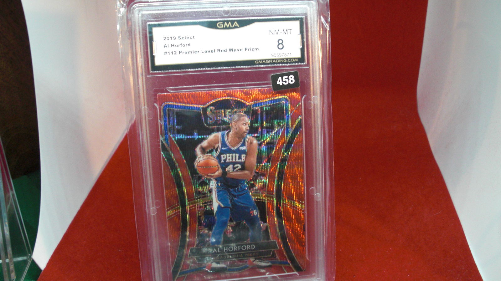 gma graded 2019 select red wave al horford mint 8 (1 of 1)
