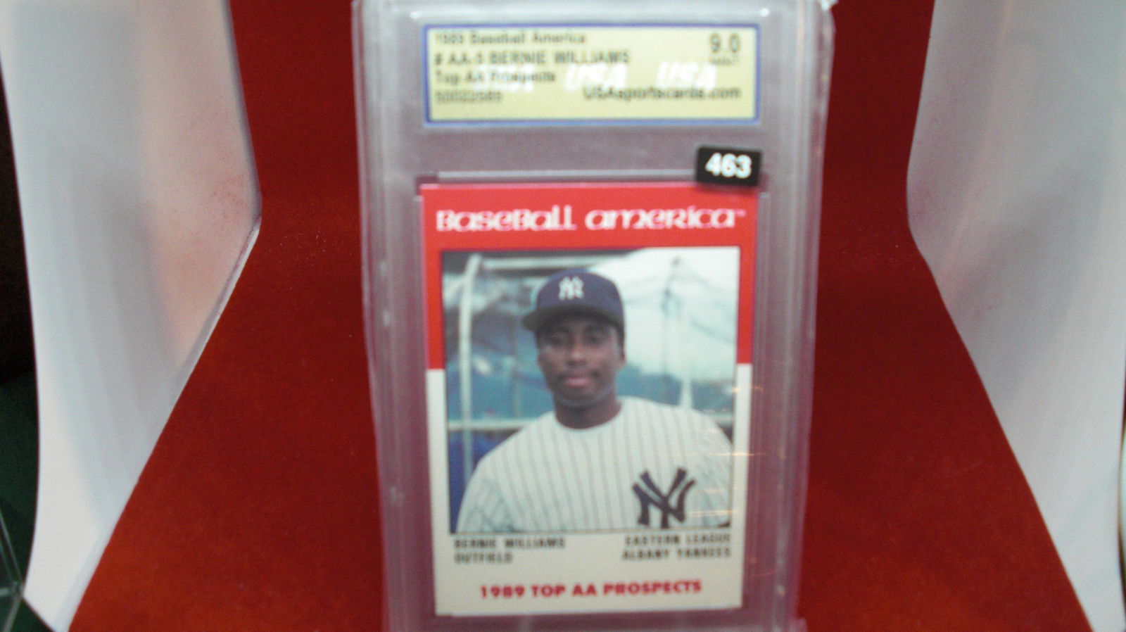 usa graded bernie williams mint 9 (1 of 1)
