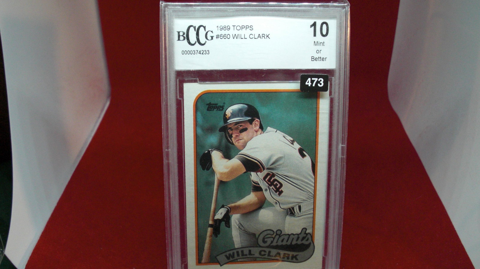 beckett graded will clark mint 10: nice graded card