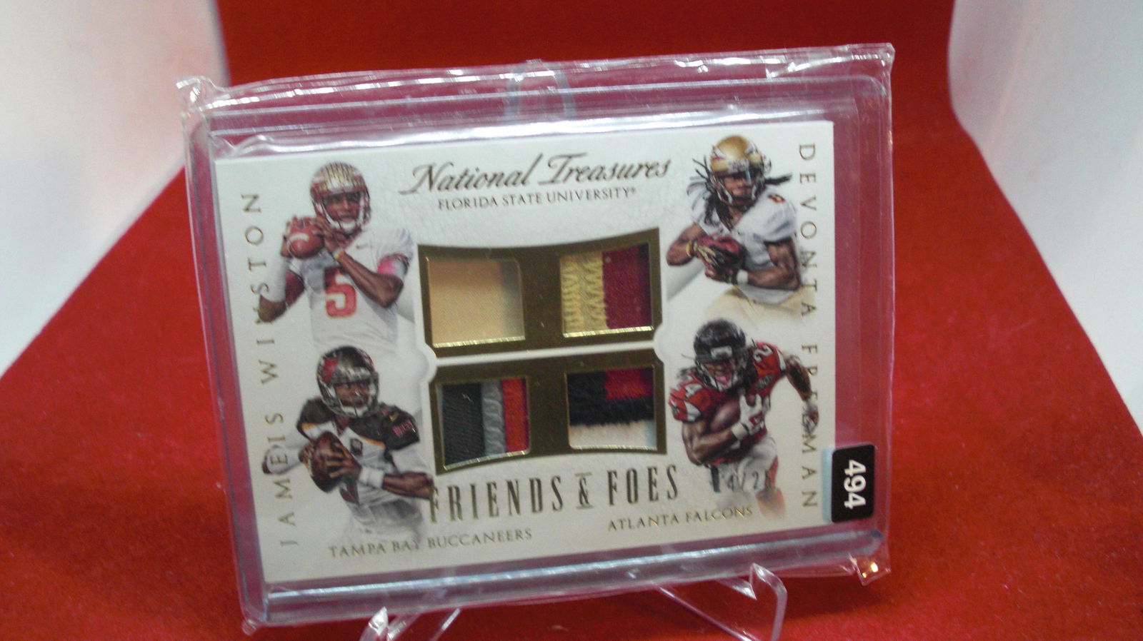 national treasures jameis winston devonta freeman (1 of 1)