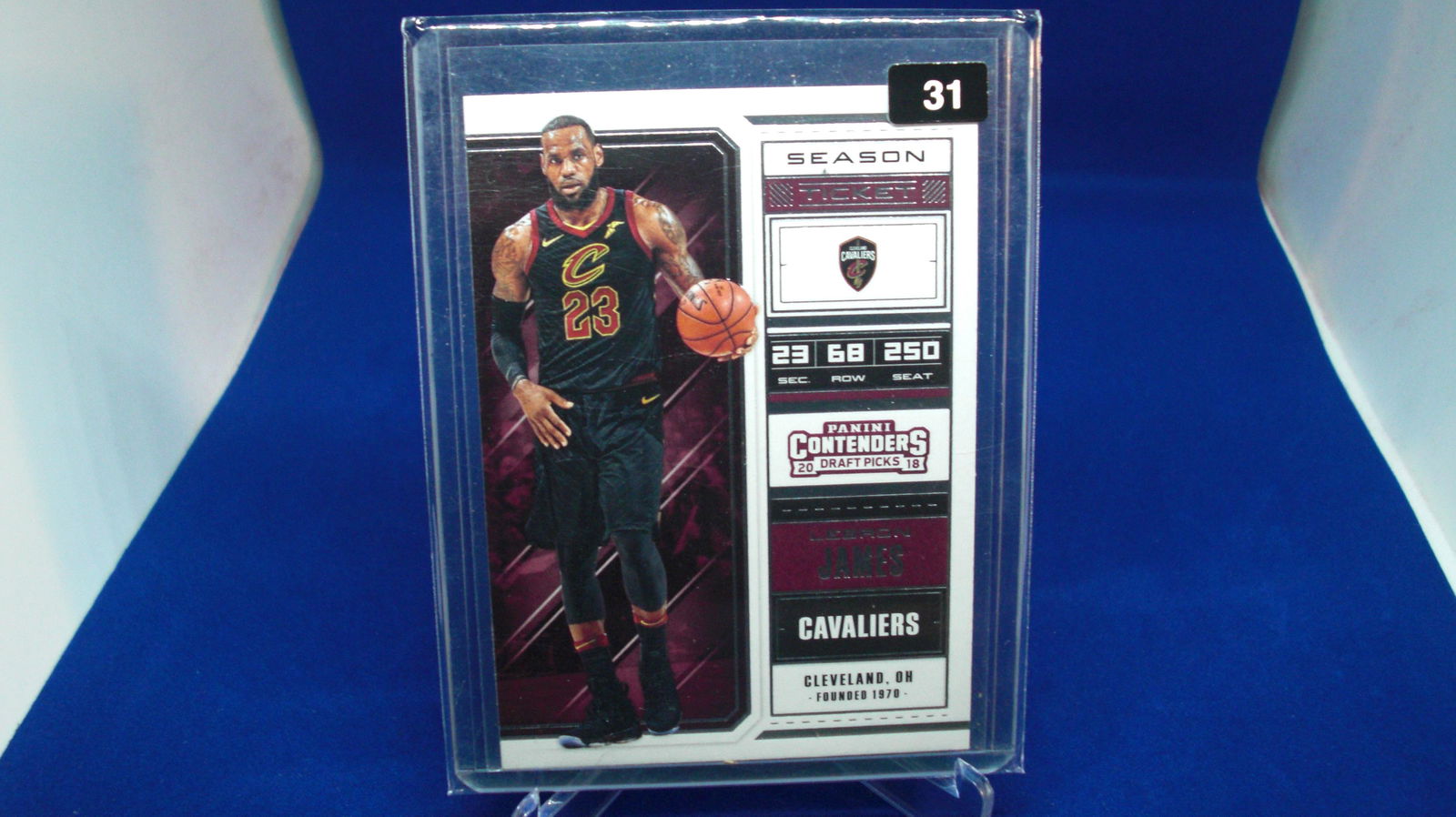 lebron james season ticket (1 of 1)