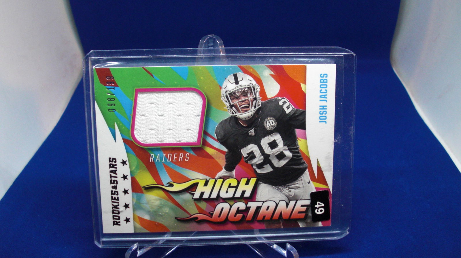 josh jacobs jersey #098/199 high octane (1 of 1)