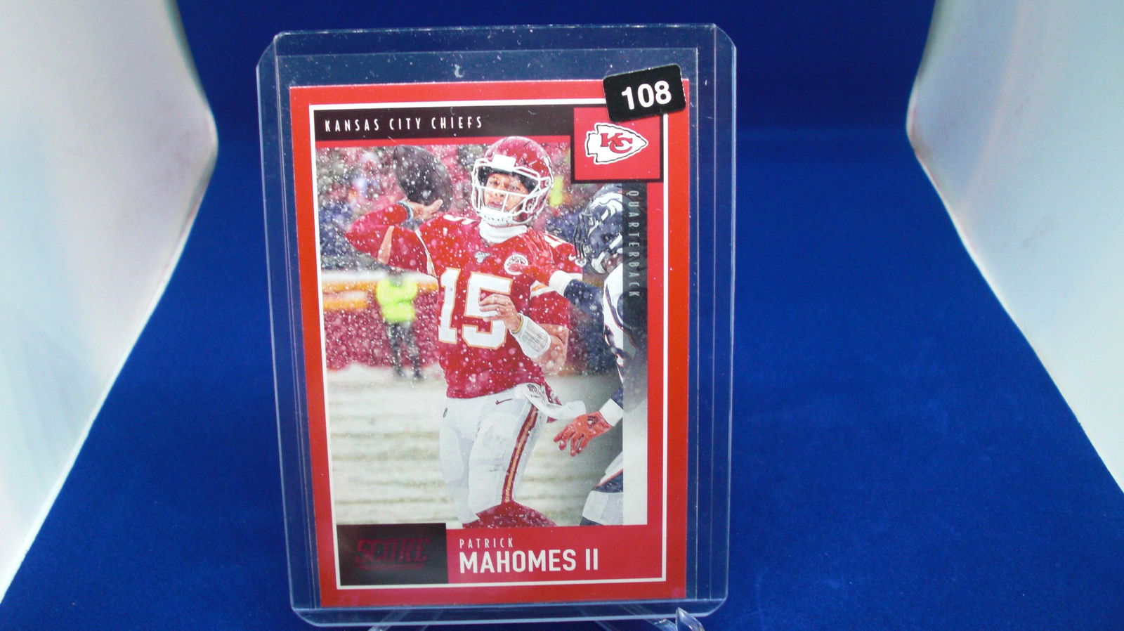 patrick mahomes: in top loader