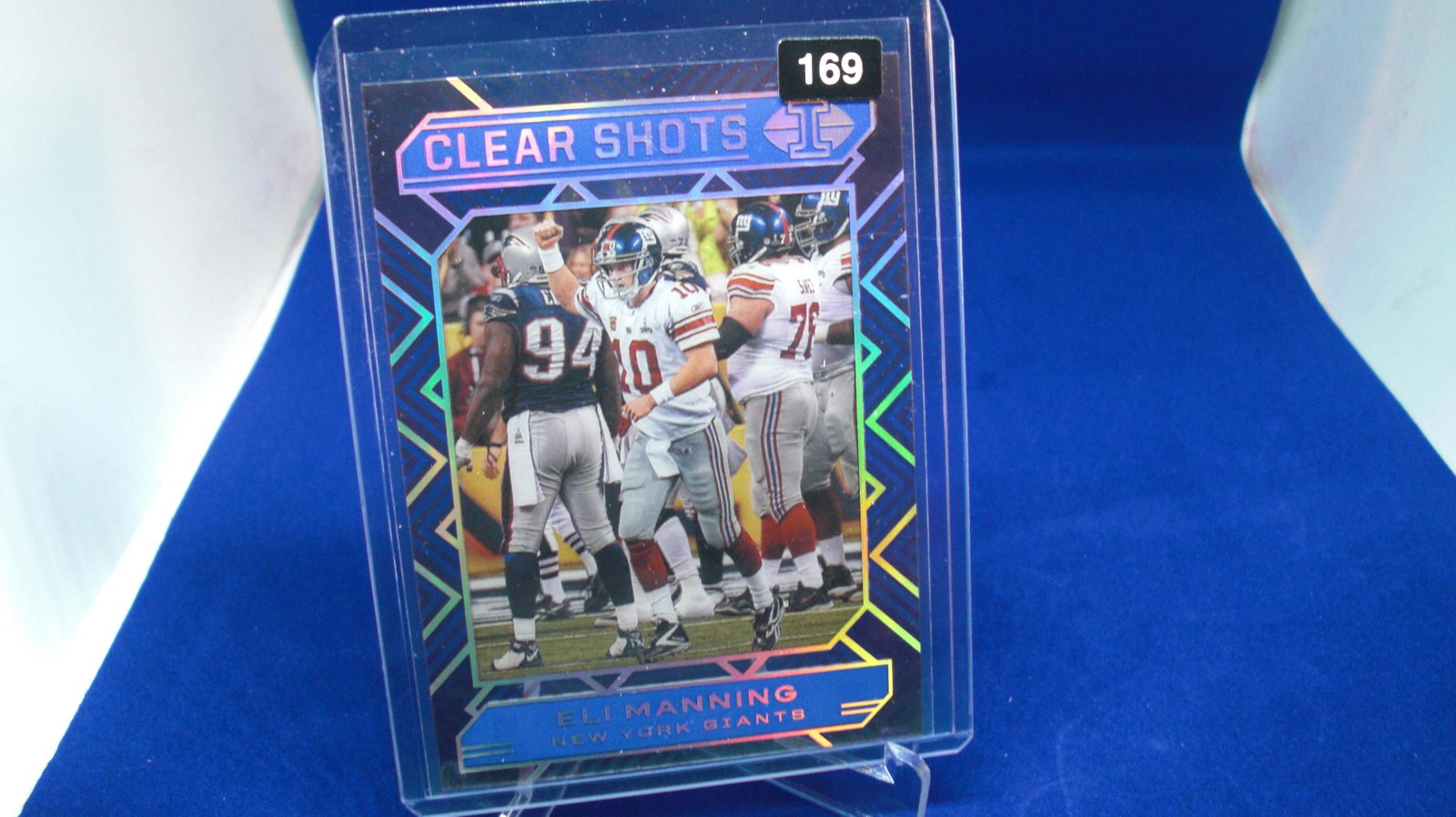 eli manning clear shots: in top loader