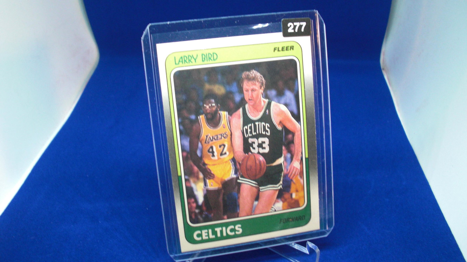 larry bird: in top loader
