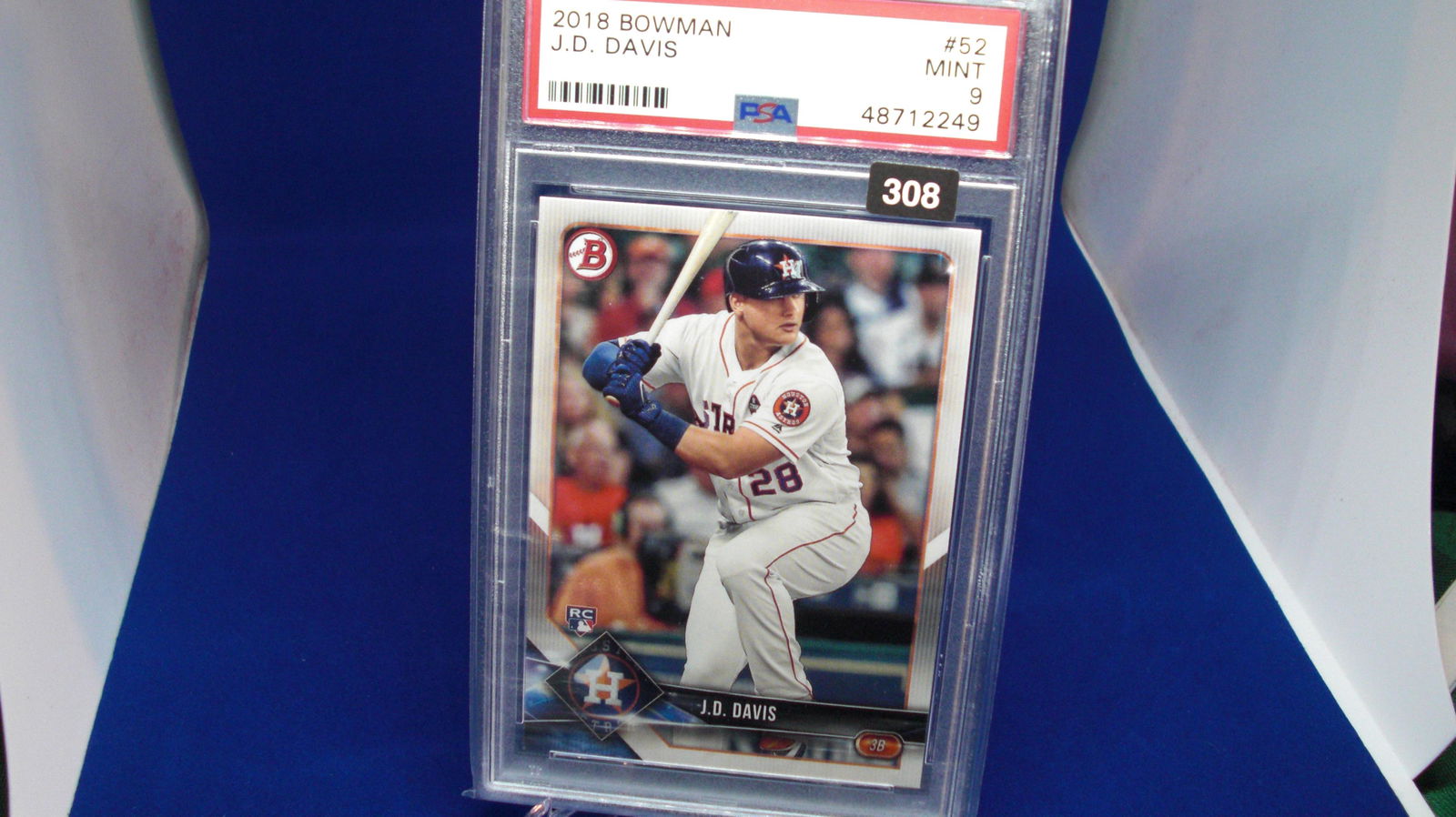 psa graded 2018 j.d. davis mint 9 (1 of 1)