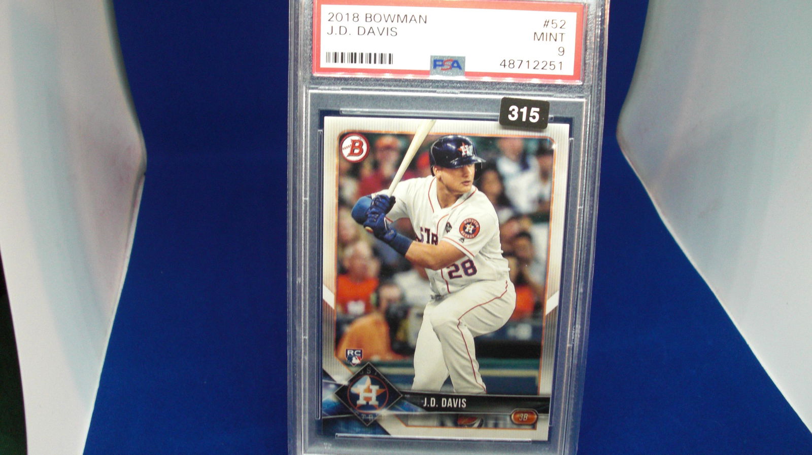 psa graded 2018 j.d davis mint 9 (1 of 1)