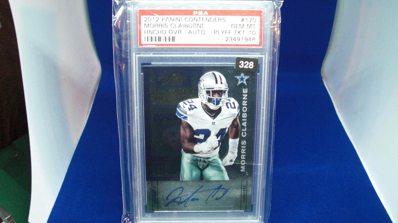 psa graded 2012 morris claiborne mint 10 auto (1 of 1)