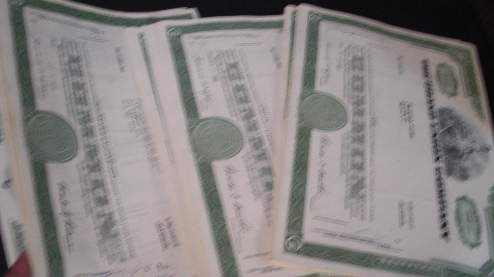 lot of 100 the grand union company stock certificates (1 of 1)