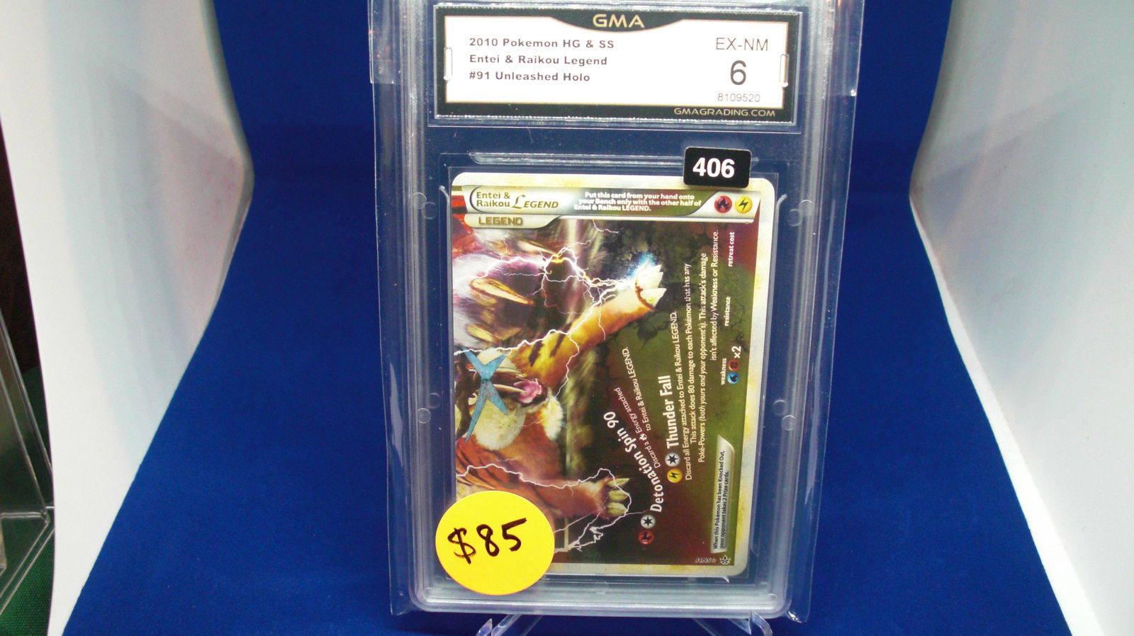 gma graded 2010 entel and ralkou legeng pokemon mint 6 (1 of 1)