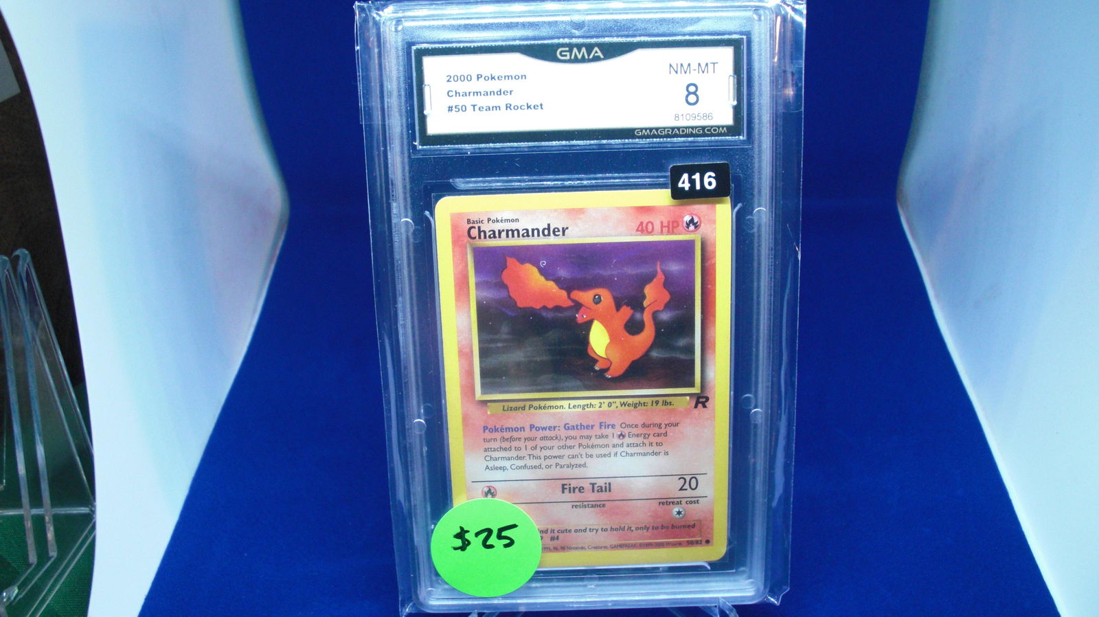 gma graded 2000 pokemon charmander mint 8 (1 of 1)