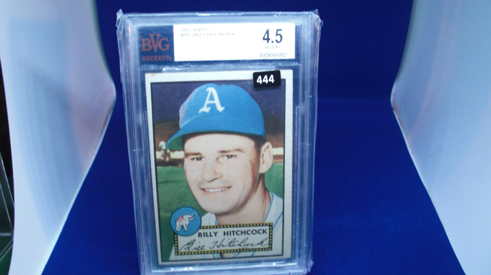 beckett graded 1952 topps billy hitchcock mint 4.5 (1 of 1)
