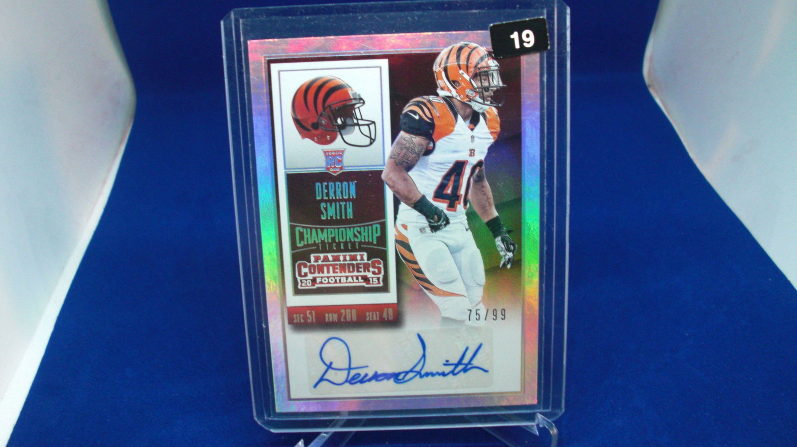 derron smith signature rookie #75/99 (1 of 1)