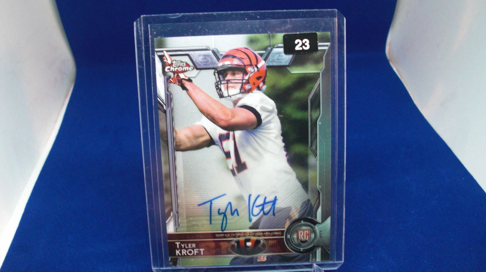 tyler kroft signature rookie (1 of 1)